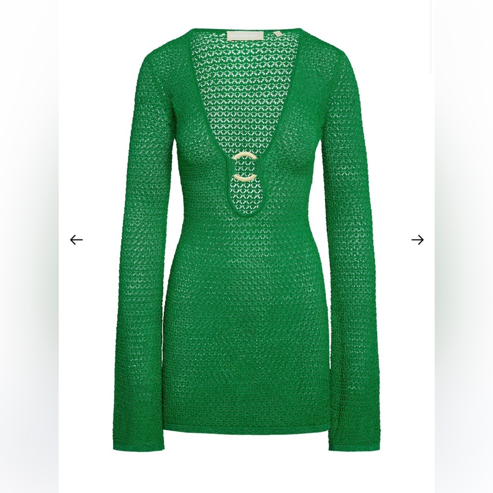 Monday Swimwear Green Mini Dress
